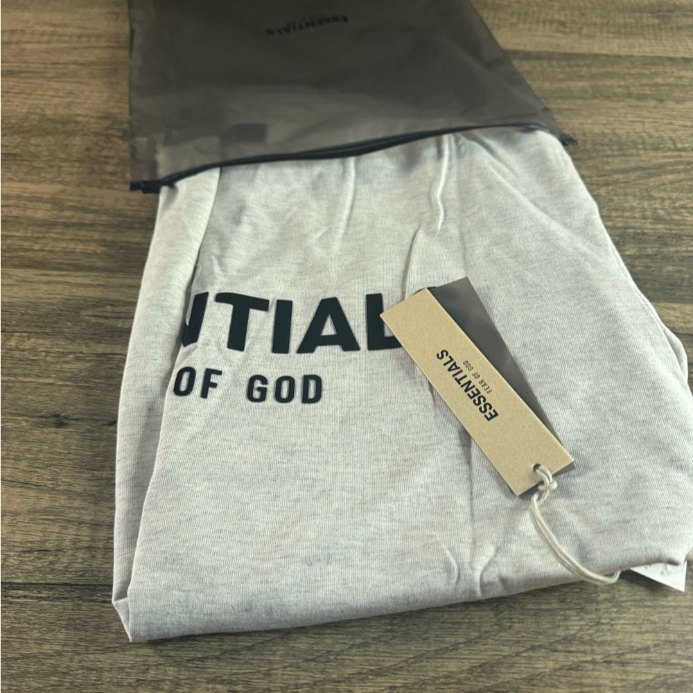 Fear of God Essentials Black and Gray Packaging
